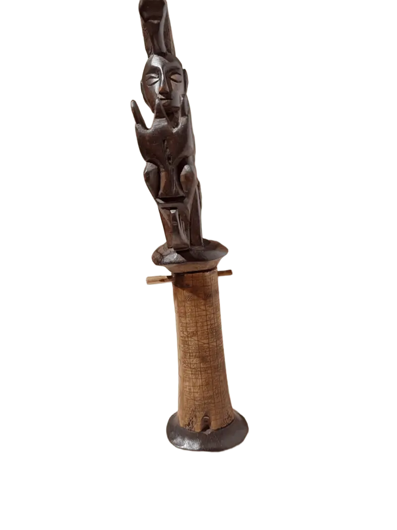 batak porhalaan buffalo bone medicinal container