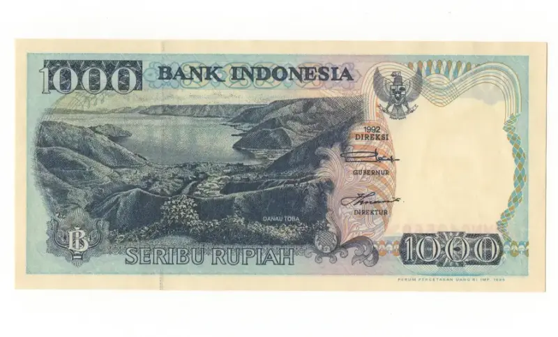 bancnota seribu rupiah 1992 fata