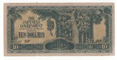 bancnota ten dollars 1944 fata