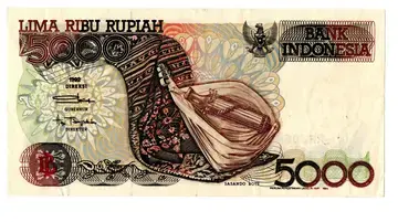 bancnota lima ribu rupiah 1992 fata