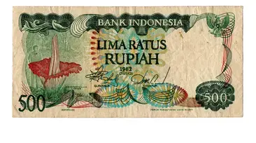 bancnota lima ratus rupiah 1982 fata